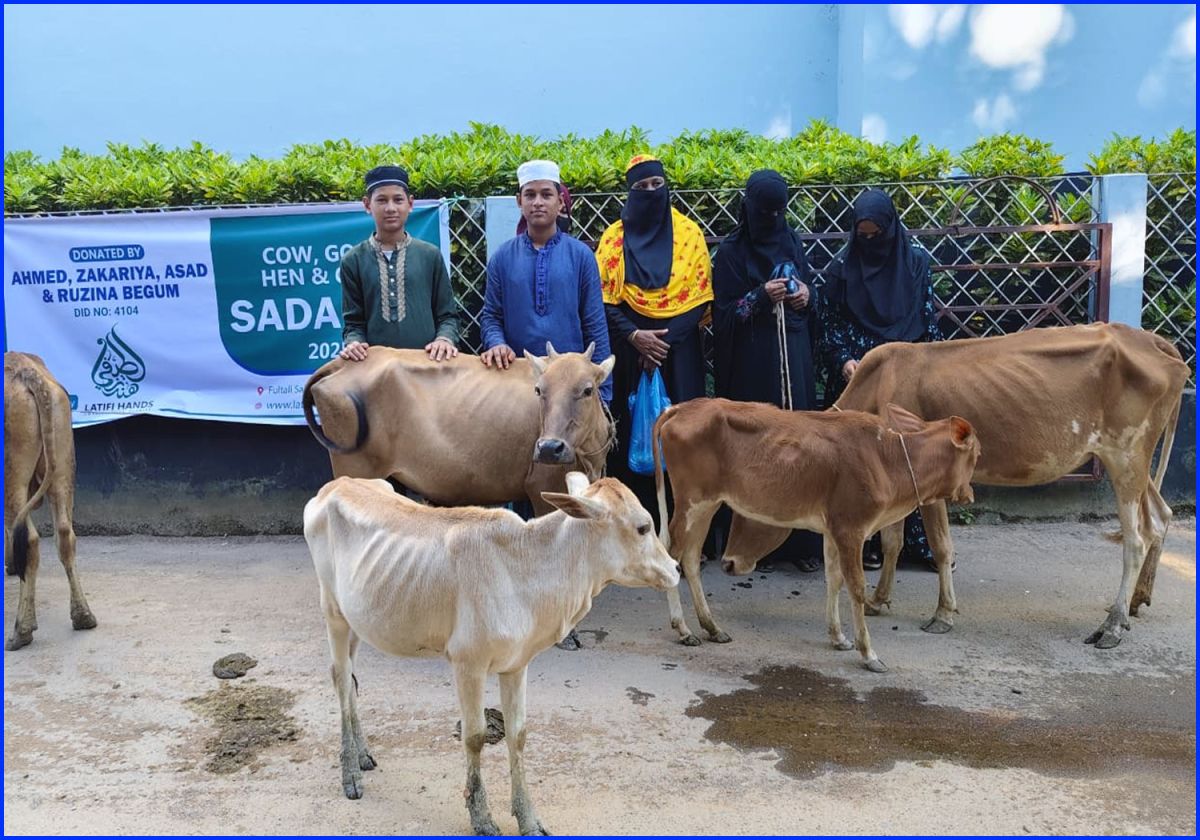 Sadaqah Projects delivery 1